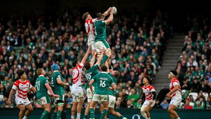 <p>In Ireland's 20 games since the last World Cup, they've had an average lineout success of 86.3%. Pic: Brendan Moran/Sportsfile</p>