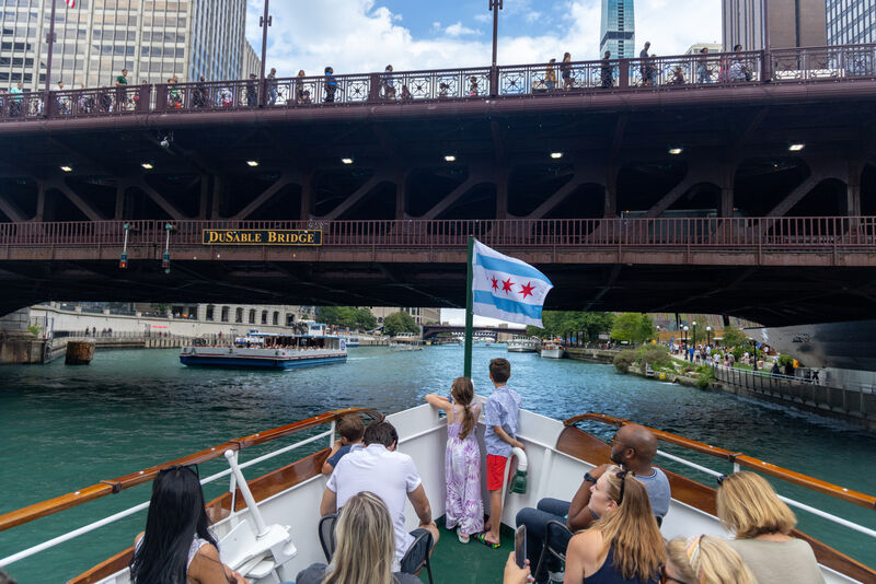 A trip through the city on the Chicago Architecture Foundation Center River Cruise