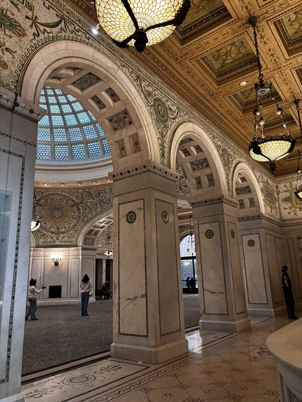 Inside the stunning Chicago Cultural Center