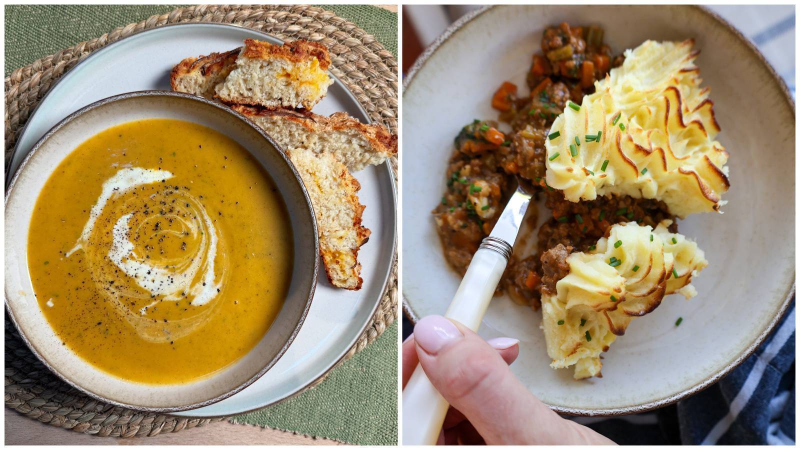 Sarah Butler: My recipes for comforting cottage pie and sweet potato soup