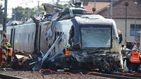 Two killed as high-speed train collides with truck