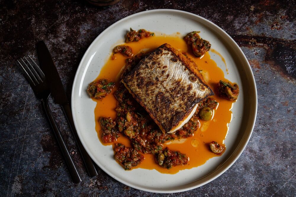 Hake with Provençal Sauce