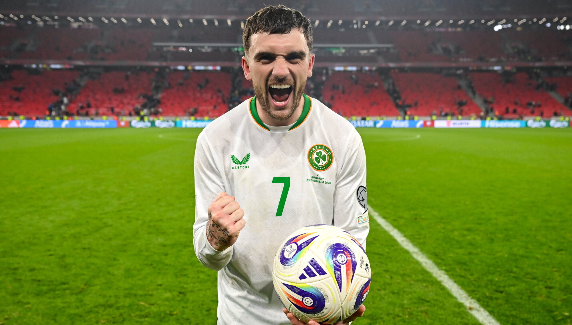 'Everyone's crying': Troy Parrott in tears as he sends Ireland to dreamland