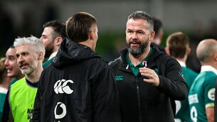 <p>Andy Farrell: “We're a very good side. There's no doubt about that." Pic: Ramsey Cardy/Sportsfile</p>