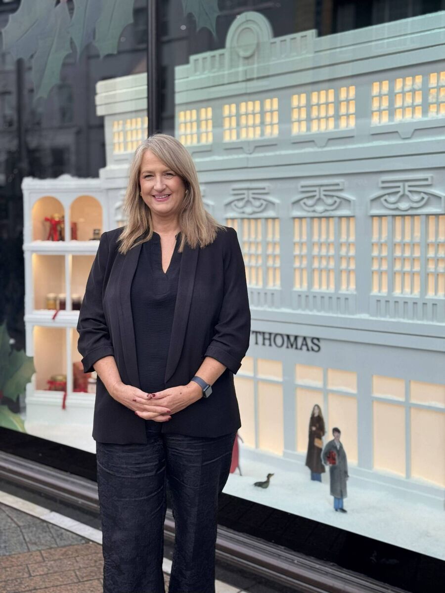 Store manager of Brown Thomas Cork, Miriam Flahive, pictured outside the Cork store. Picture: Breda Graham.