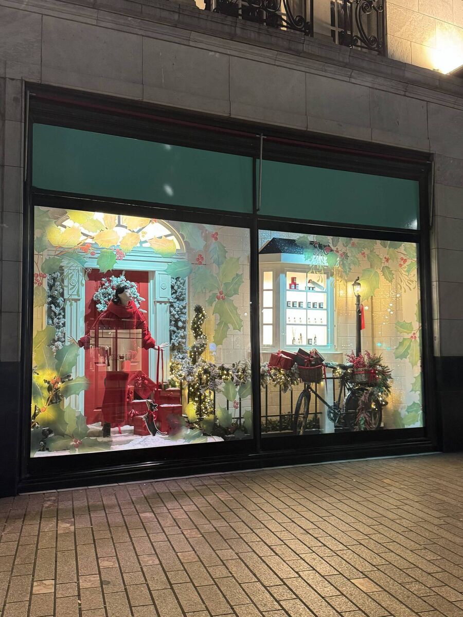 Brown Thomas has unveiled its highly anticipated Christmas windows at its Cork store. Picture: Breda Graham.