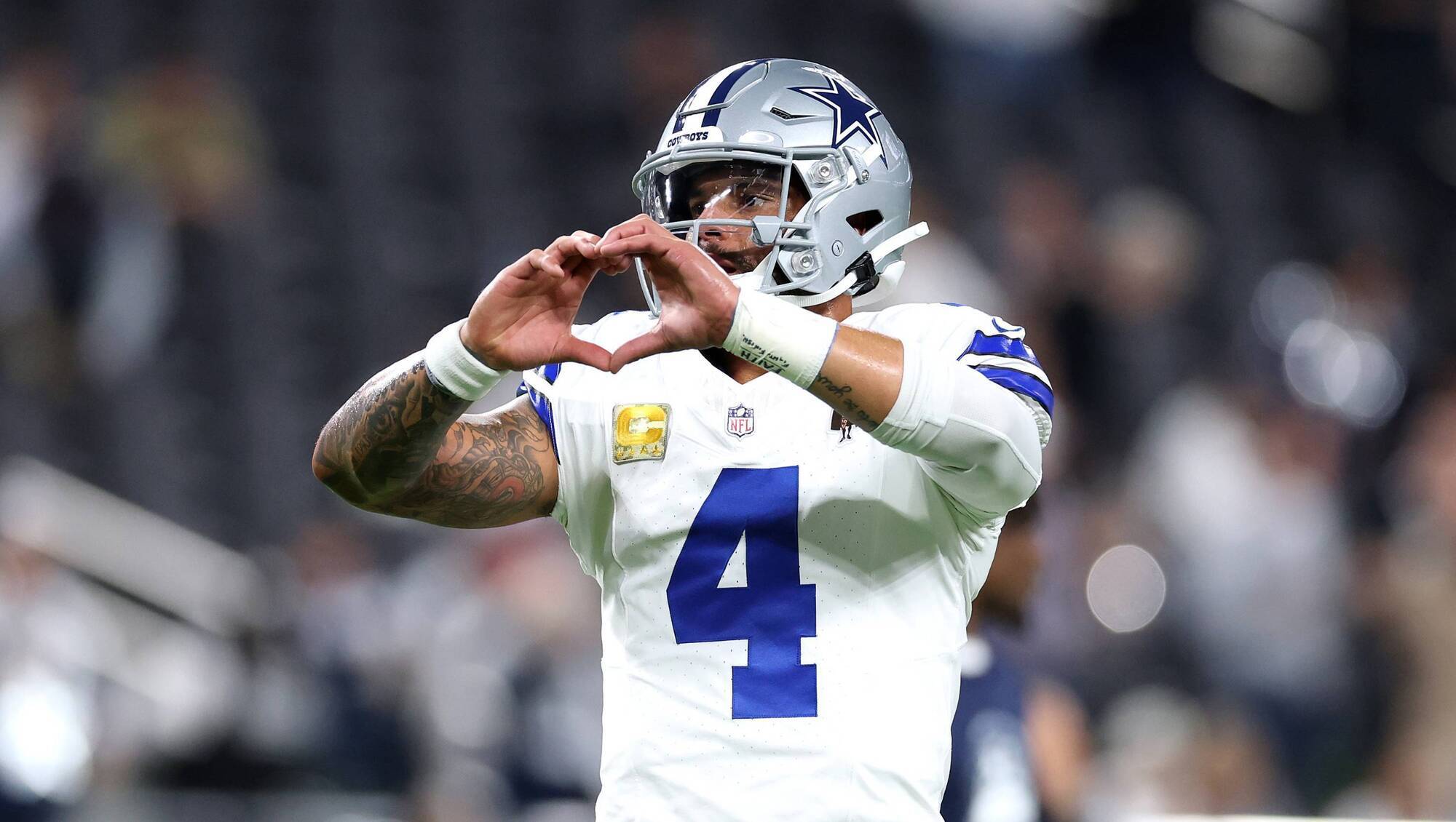 NFL: Dak Prescott fires four touchdown passes as Cowboys crush Raiders