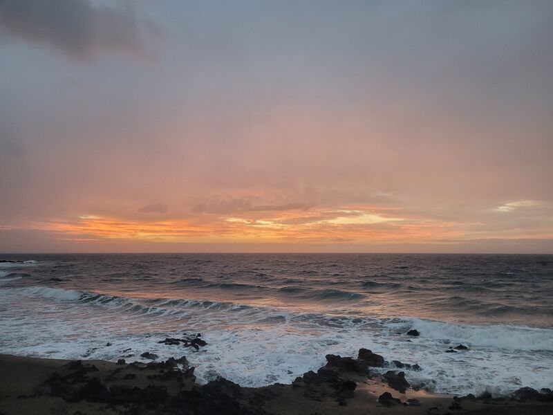 Storm Claudio looming over the Canary Islands, while Paula and Pete were there on a much-needed holiday from farming.