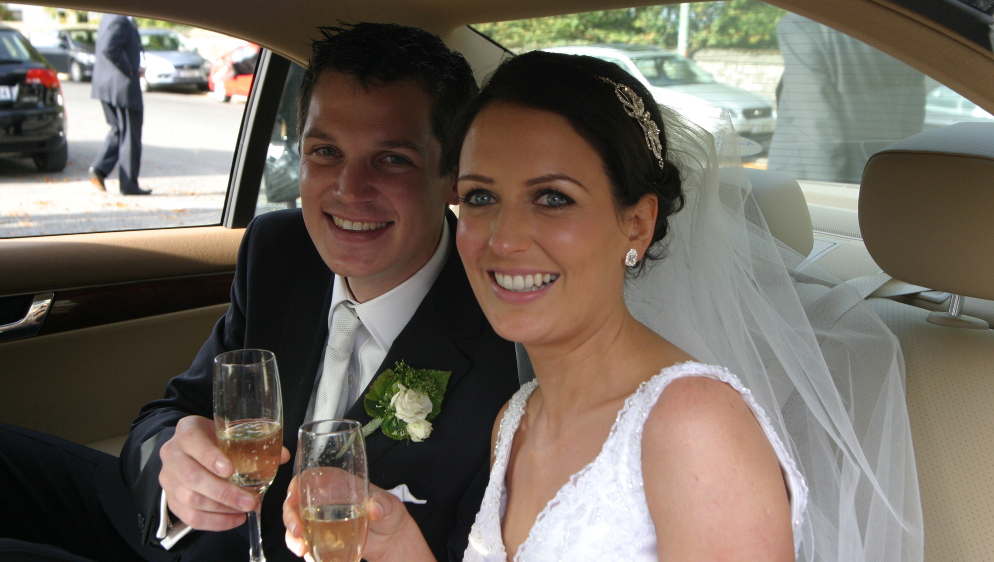 Sarah Louise Dunne: "When I look back now I just remember our friends and family around and just the feeling of warmth in the hotel and cosiness. I mean, the day went by so quickly, but I wouldn't change anything about the day, it was just perfect."