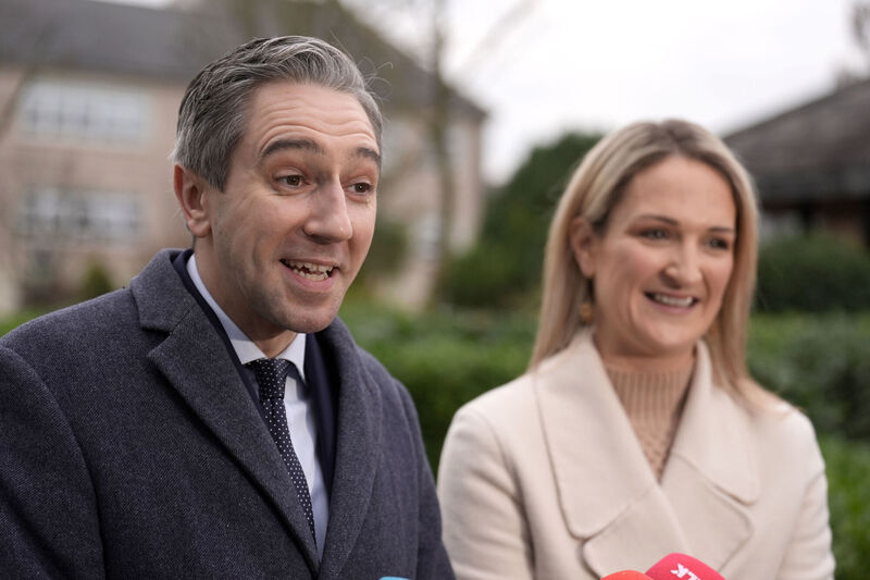 Simon Harris (left) and Helen McEntee. Mr Harris will replace Paschal Donohoe as the minister for finance while Ms McEntee will move to Foreign Affairs and Defence. File photo: Brian Lawless/PA