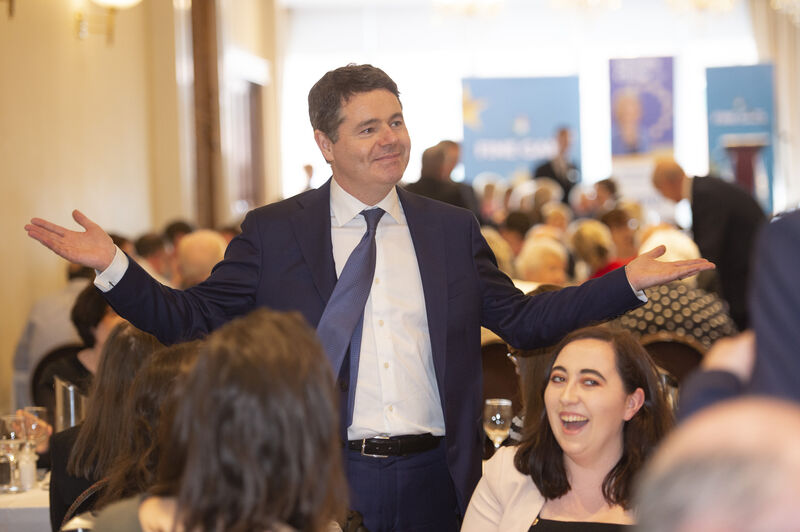 Then finance minister Pascal Donohue at a Fine Gael Cork North Central/Cork South Central lunch at the Metropole Hotel, Cork, in April 2019. Picture: Dan Linehan
