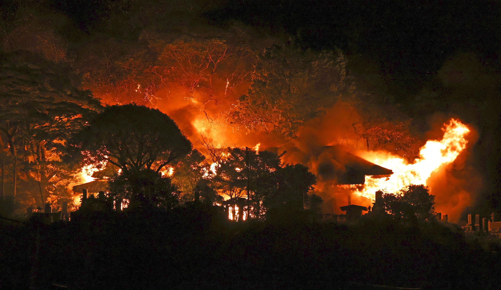 170 homes damaged as fire burns through neighbourhood in Japan