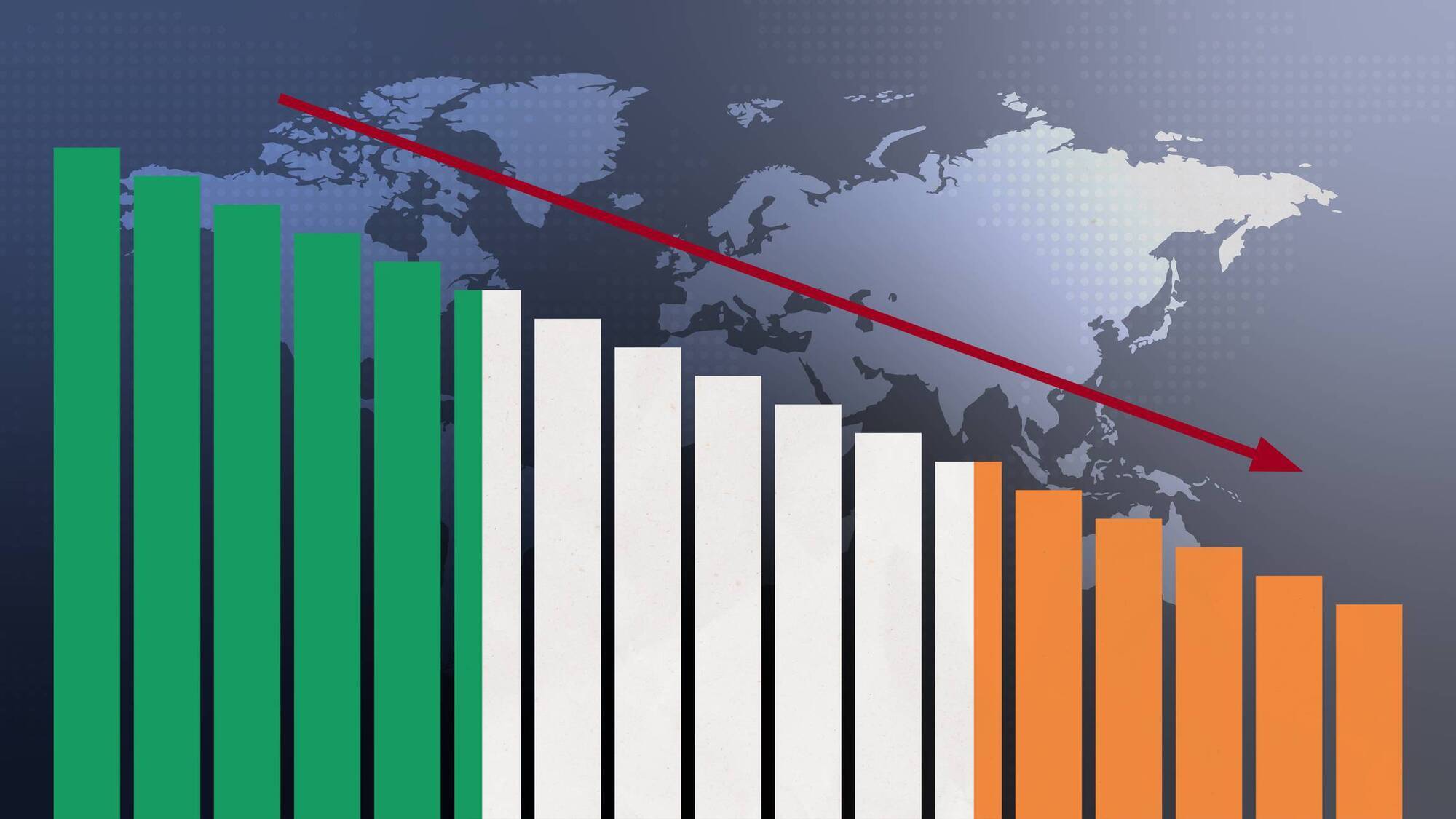 Milk and crop prices have dropped by more than 11% in the past year, CSO reports