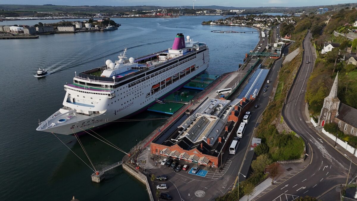 MS Ambition visiting Cobh, Co Cork.