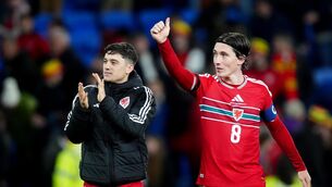 <p>Harry Wilson believes Wales can beat anyone at home in the World Cup play-offs in March (David Davies/PA)</p>