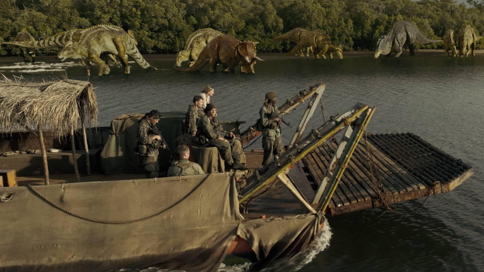 Vietnam War, with added dinosaurs: Jeremy Piven on the mad mix of his latest film 