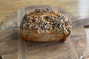 A Little White Soda Bread Loaf