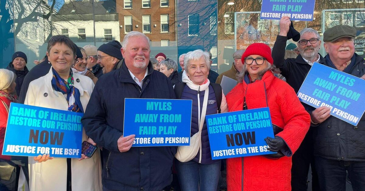 Bank of Ireland retirees stage Cork protest amid calls to review ...