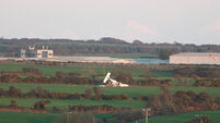 One dead after light aircraft crashes in field near Waterford Airport
