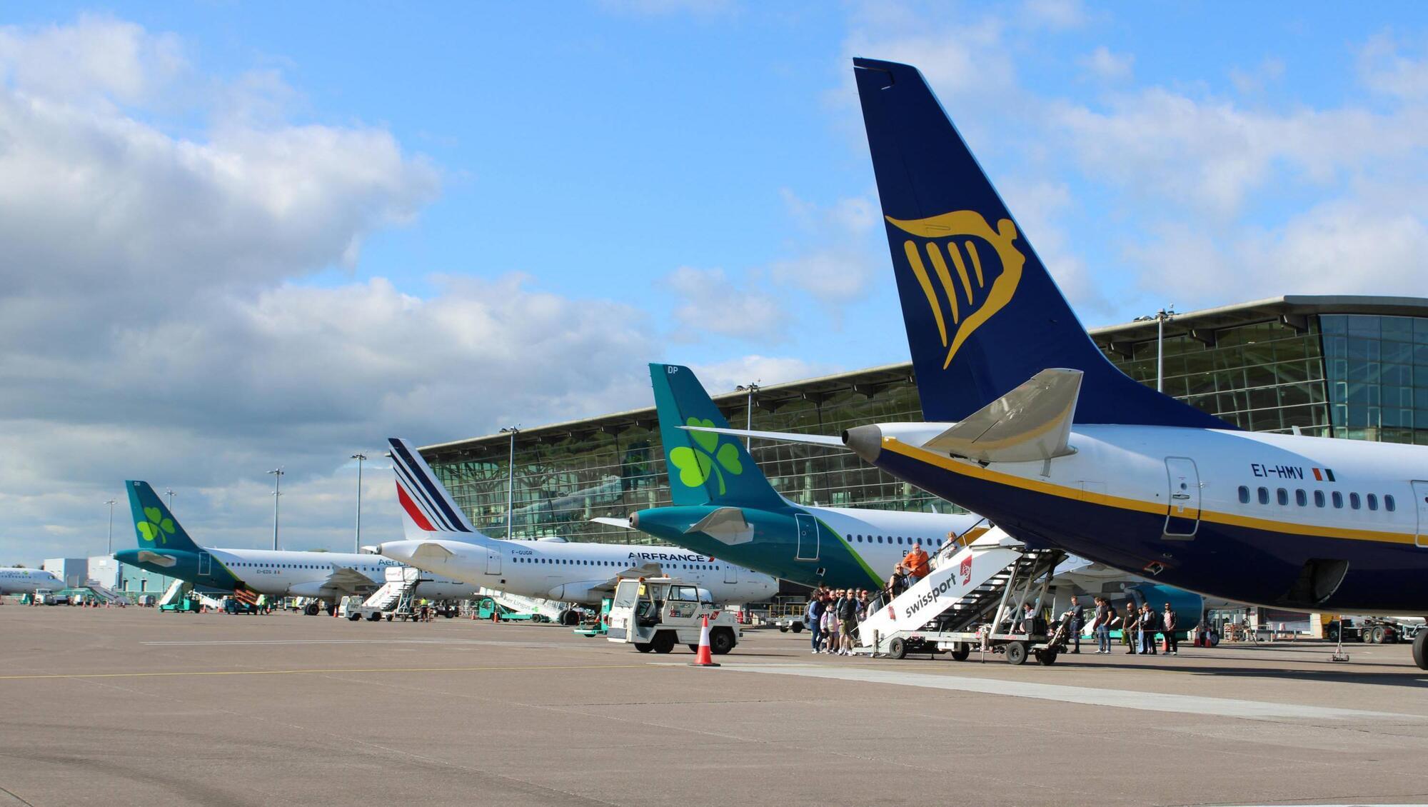 Before the draw, a fare on matchday was €319 with Aer Lingus, before rising to €470. On Ryanair, no one-way ticket in the two days prior to the game, or game-day itself, was available for less than €300. File picture