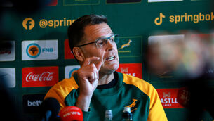 <p>South Africa head coach Rassie Erasmus. Pic: Bryan Keane/Inpho</p>