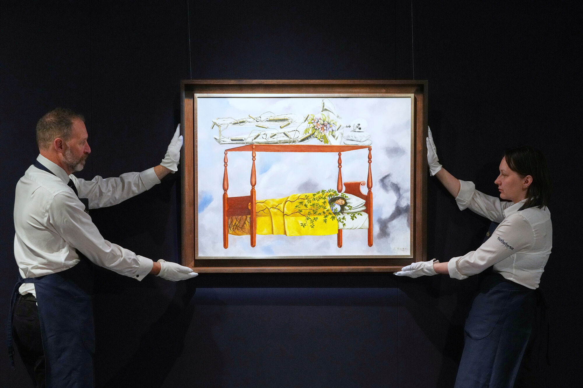 Frida Kahlo painting sells for €47m, breaking auction record for women artists