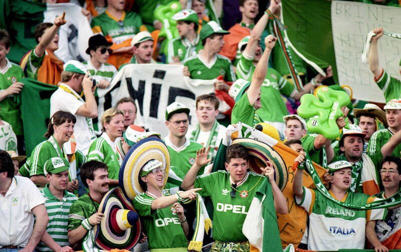 I’m 13 again. It’s Italia ’90. Picture: INPHO/James Meehan