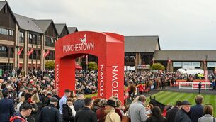 <p>Punchestown on Saturday seems set to rival Haydock and Ascot. Pic: Seb Daly/Sportsfile</p>