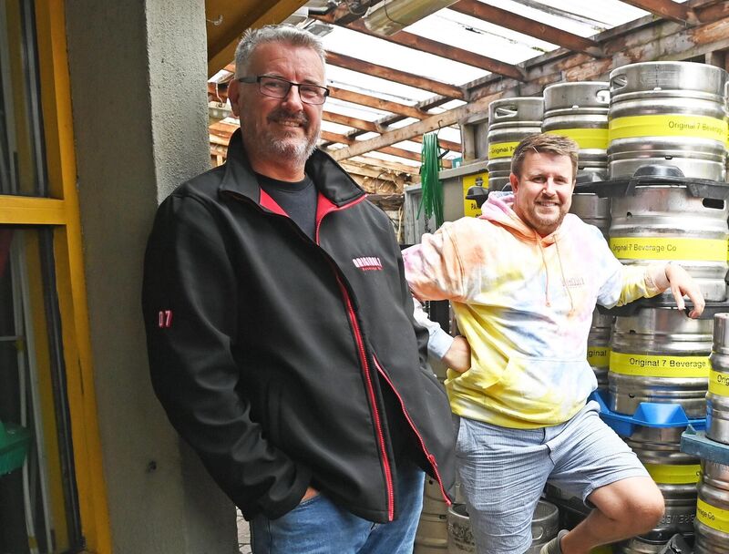 Shane Long (left) at Original 7 beverage company based at the Franciscan Well brew pub on Cork's North Mall, with Steve Guiney (right). Mr Long started the brewery at the brewpub on North Mall, which is unaffected by the closure announced this week. Picture: Eddie O'Hare Shane Long (left) at Original 7 beverage company based at the Franciscan Well brew pub on Cork's North Mall, with Steve Guiney (right). Mr Long started the brewery at the brewpub on North Mall, which is unaffected by the closure announced this week. Picture: Eddie O'Hare
