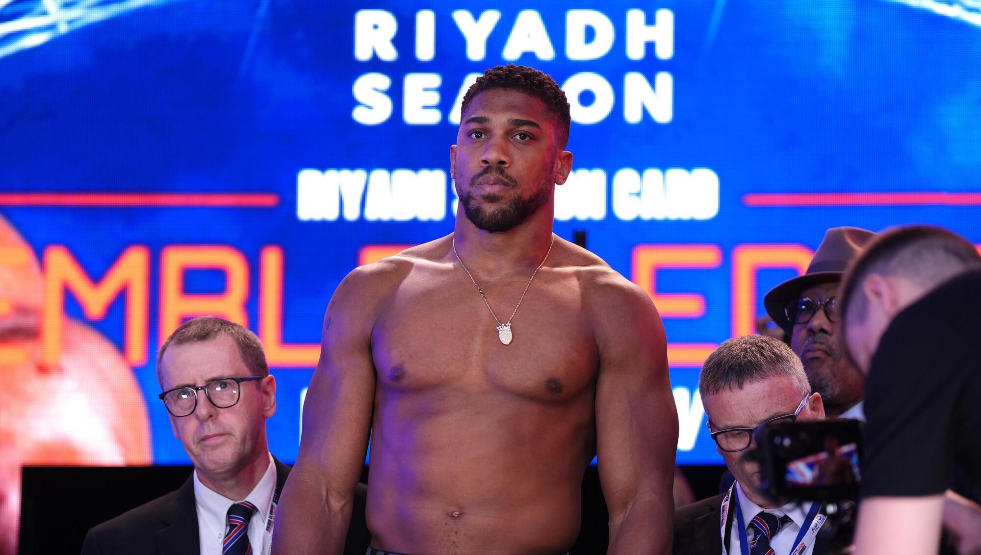 Anthony Joshua turns to high-profile training team for ‘colossal’ Jake Paul bout