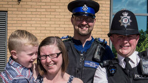 Police save boy, 4, choking on 2p piece