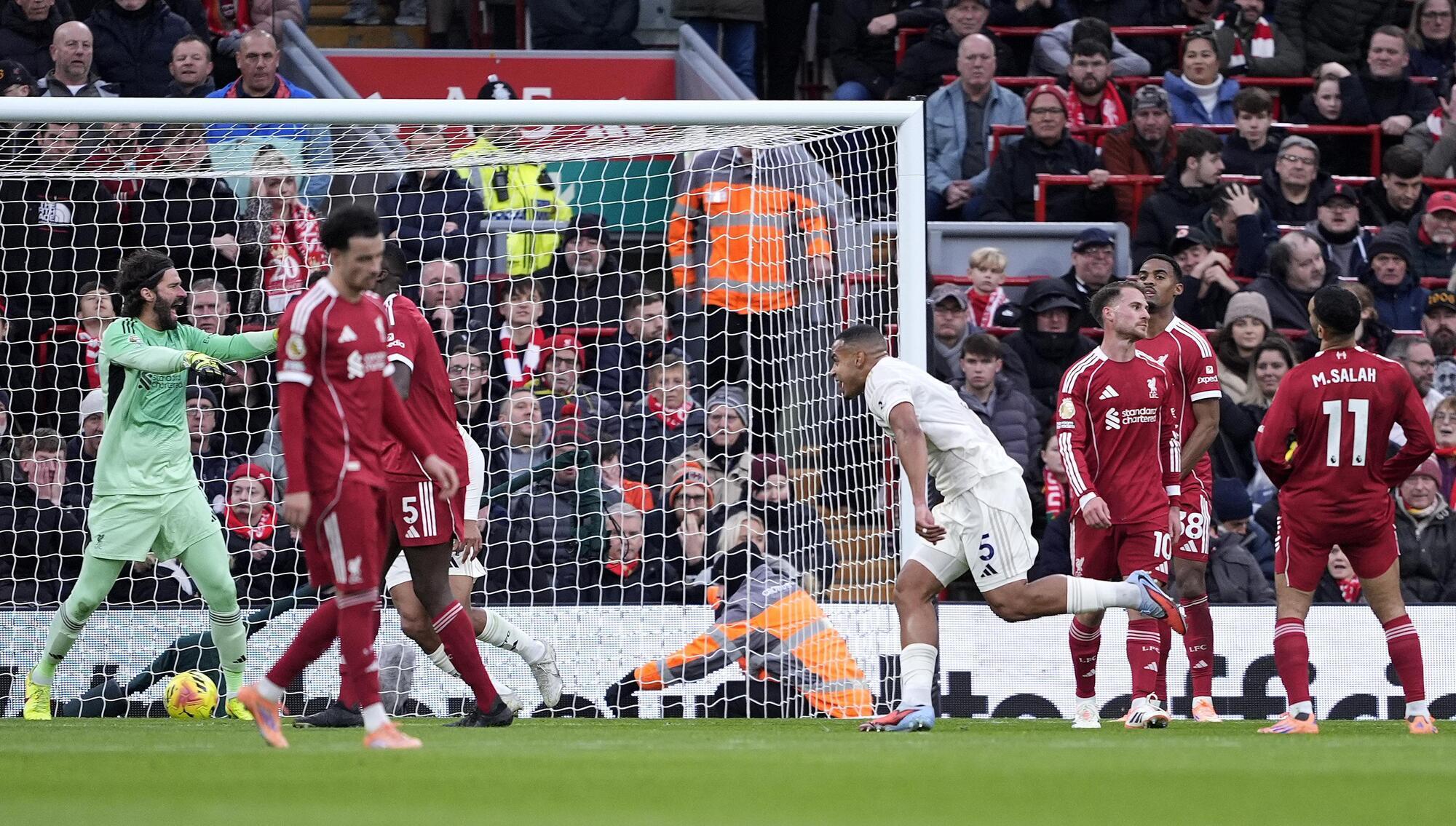 Nottingham Forest inflict sixth league defeat in seven matches on Liverpool