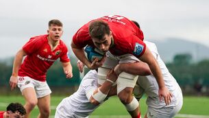 <p>Brian Gleeson of Munster scoring a try. Pic:  ©INPHO/James Lawlor</p>
