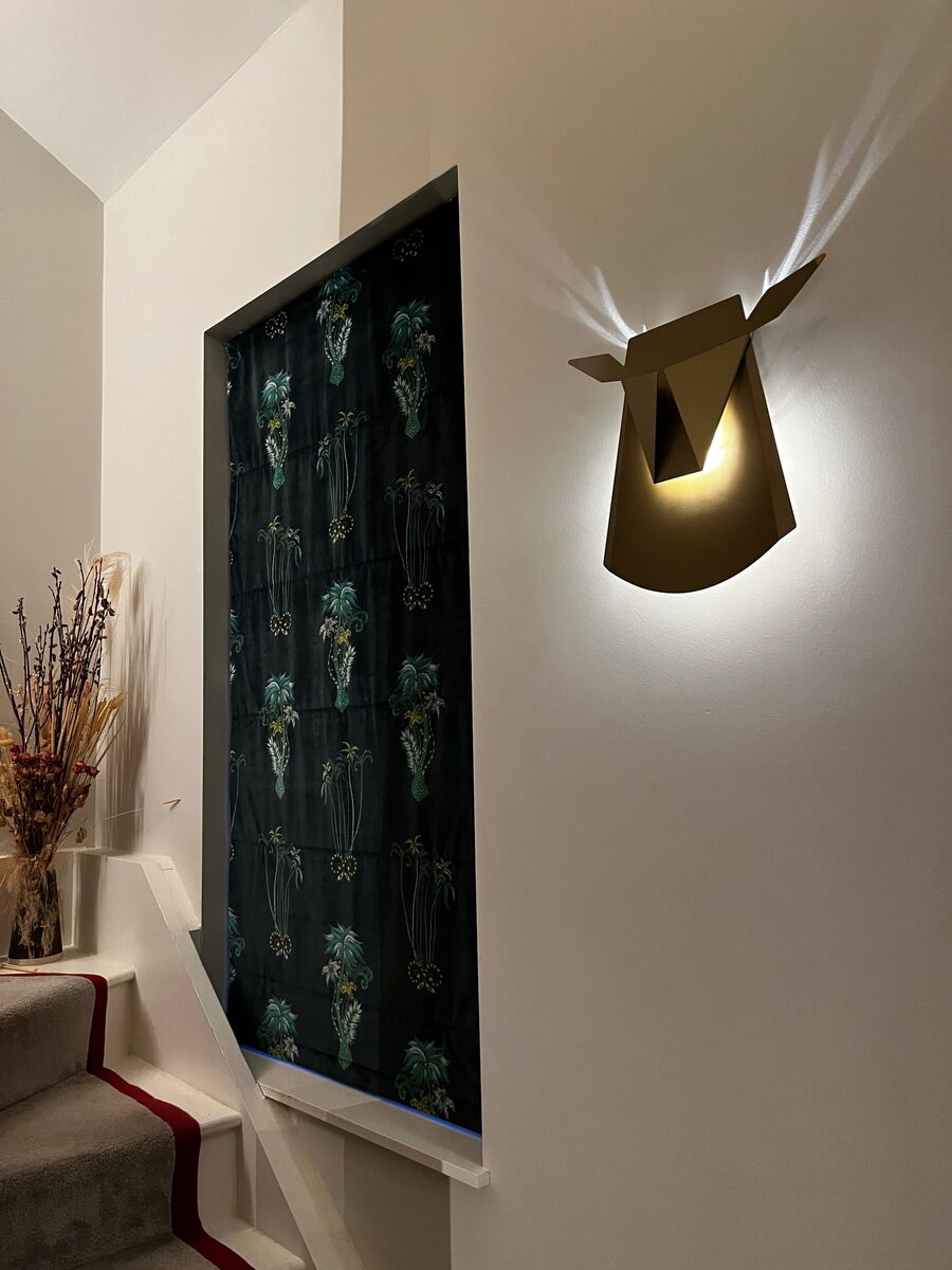 Heavy curtains or blinds will help insulate against window draughts.