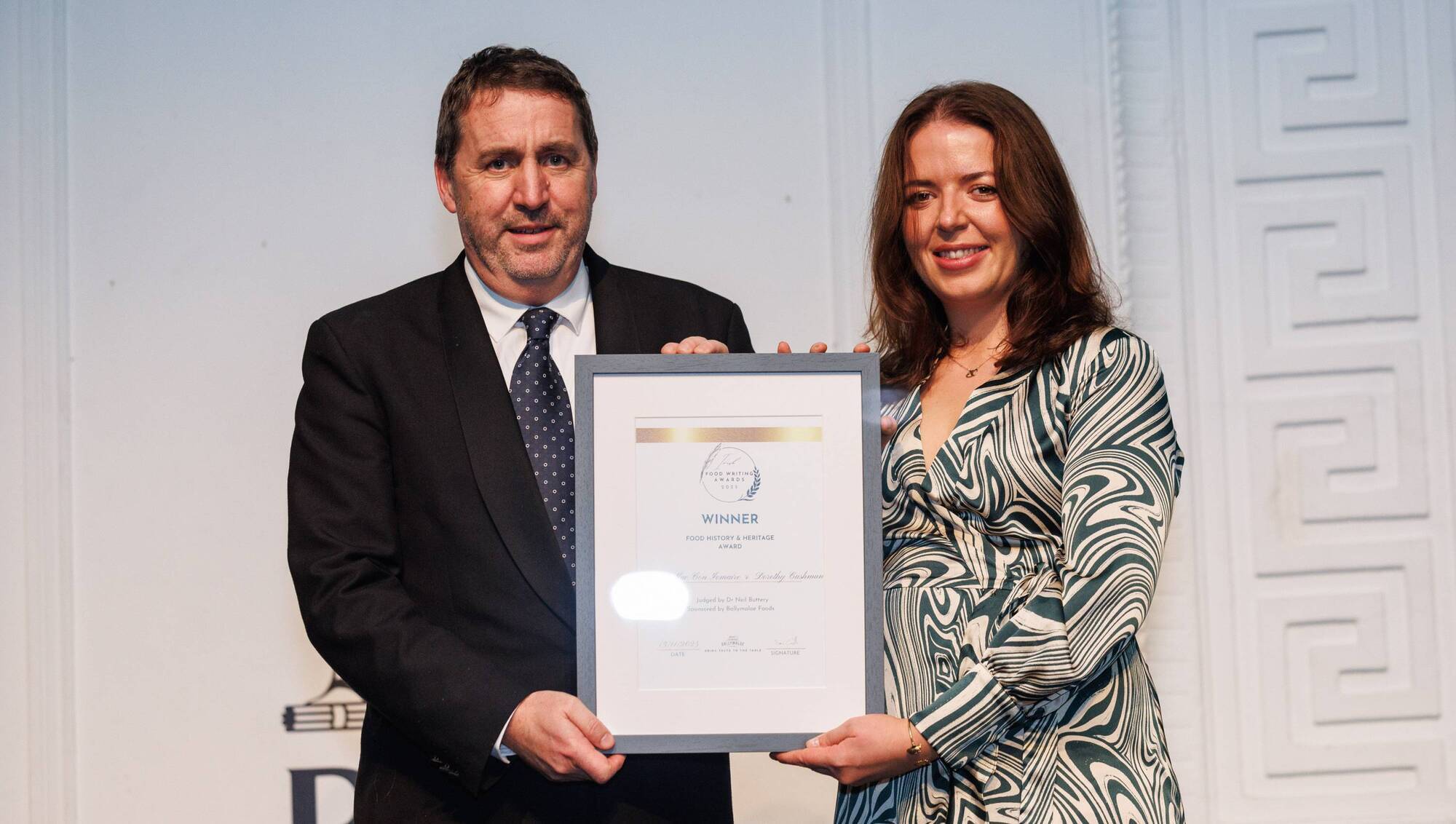 Irish food history book wins best of the best award at ‘Oscars’ of food publishing