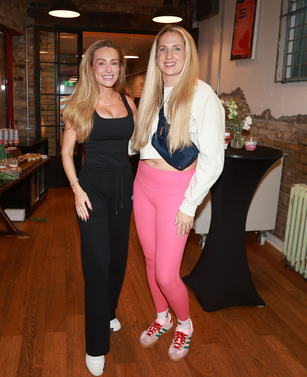 Maeve Madden and Maura Rath at the launch event WellFest. Picture: Sasko Lazarov /Photocall Ireland