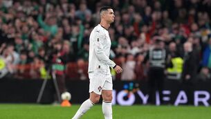 <p>Portugal's Cristiano Ronaldo received a red card and three match ban against Ireland, but FIFA have gone back on their decision</p>