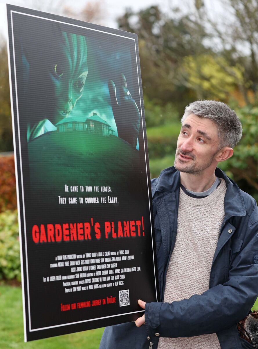 Thomas Quain, Film Maker & Animator, at his home in Glounthaune, Co. Cork, promoting his new movie Gardener's Planet Thomas Quain, Film Maker & Animator, at his home in Glounthaune, Co. Cork, promoting his new movie Gardener's Planet