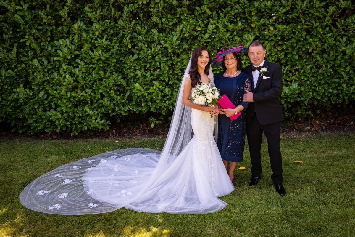 Katie O’Donovan with her parents Catherine and Noel O’Donovan. Pictures: Dermotsullivan.com 