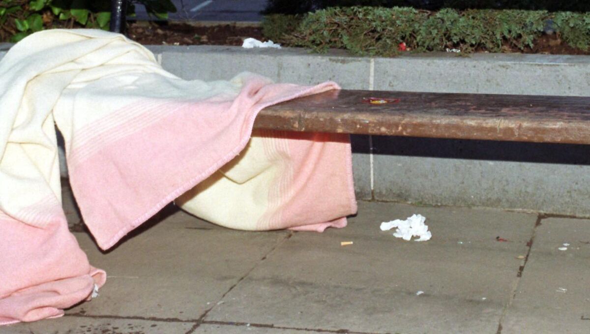 In America, the bench has a long history of being weaponised against the homeless. Picture: Brian Lougheed In America, the bench has a long history of being weaponised against the homeless. Picture: Brian Lougheed