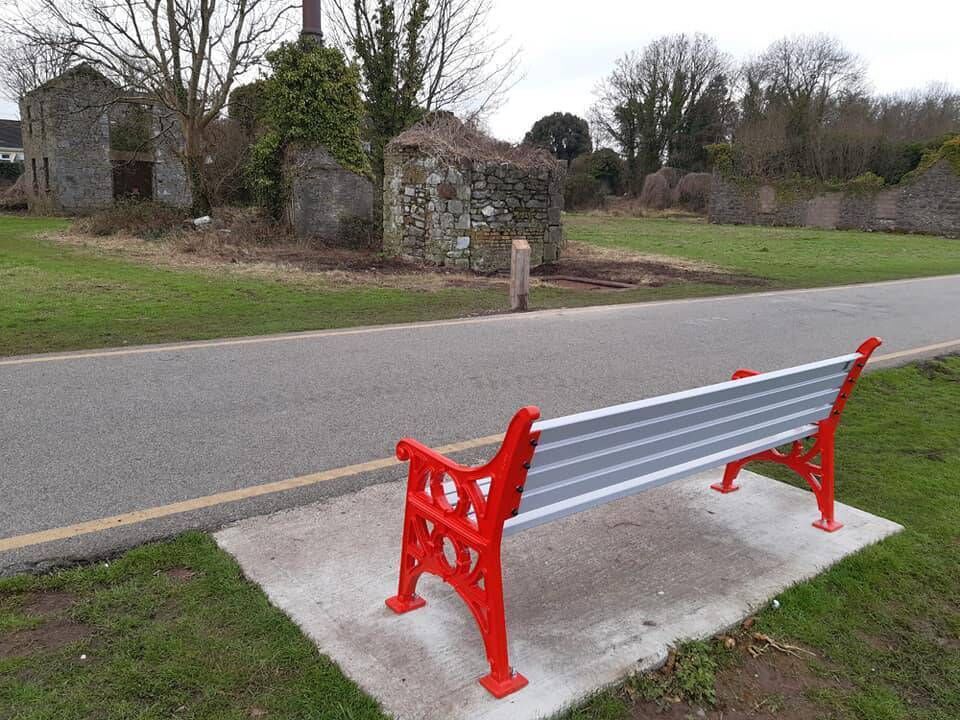 Cast iron benches installed in Ballincollig Regional Park after previous recycled plastic benches were 'constantly being burnt to cinders'. Cast iron benches installed in Ballincollig Regional Park after previous recycled plastic benches were 'constantly being burnt to cinders'.