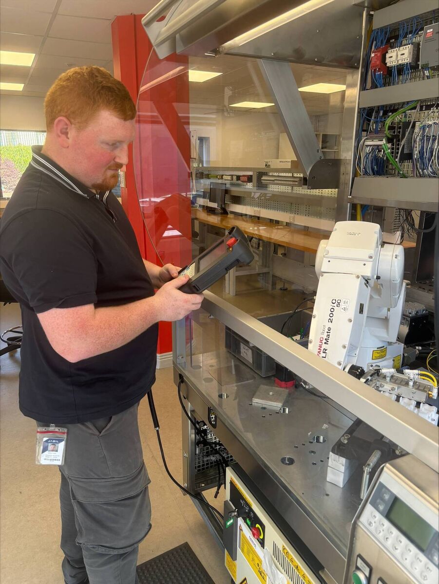 Sean Ryan, currently undertaking a BEng (honours) degree in automation engineering at South East Technological University, Waterford.