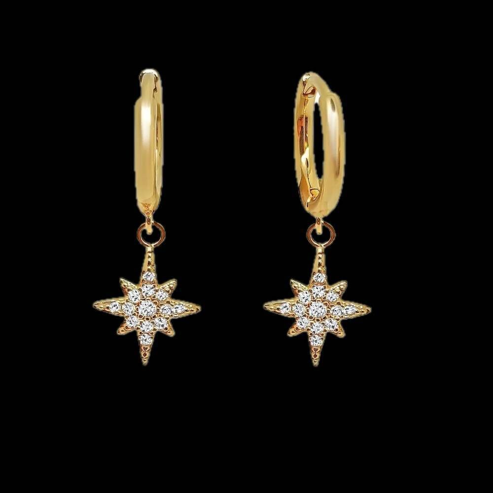 Star Earrings, €55, Ivy's Attic. Star Earrings, €55, Ivy's Attic.