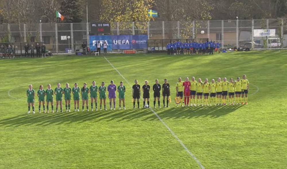 Ireland teenagers forced to sing own anthem after God Save the King played at Euro qualifier