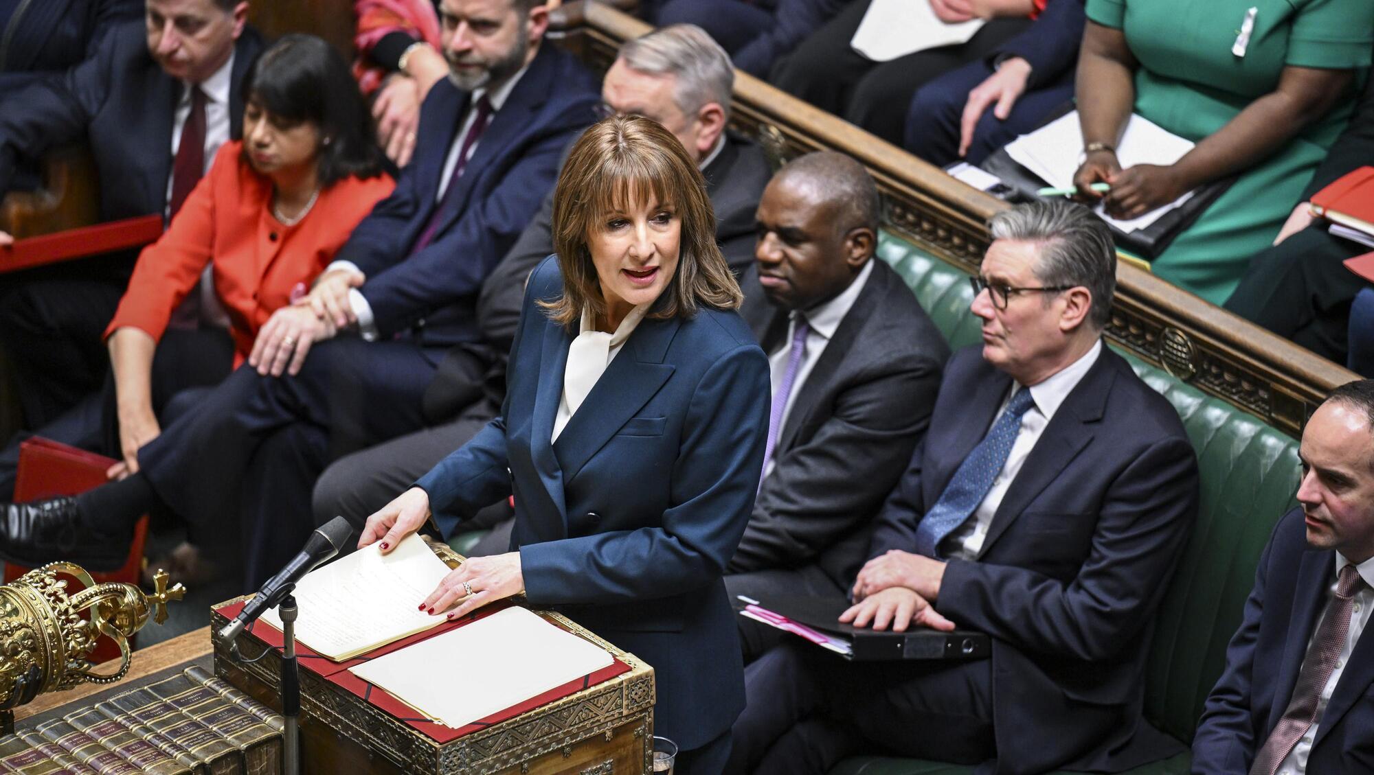 British chancellor Rachel Reeves hikes taxes by £26bn in budget