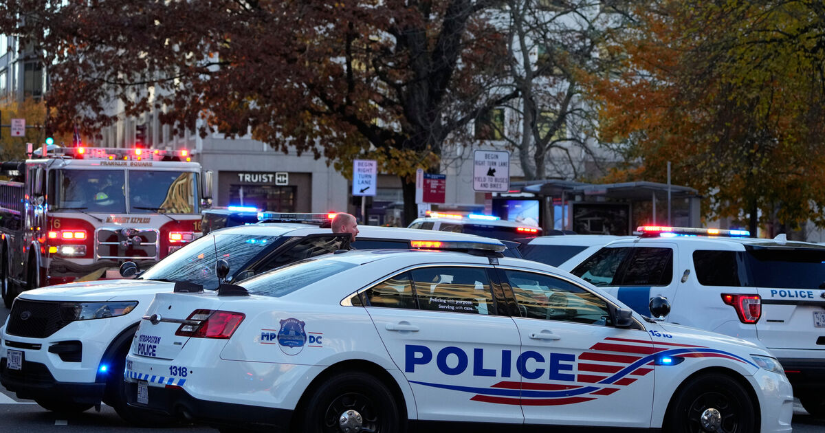 Zwei Mitglieder der Nationalgarde wurden in der Nähe des Weißen Hauses ...