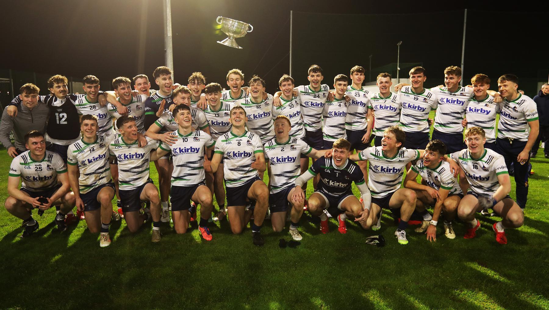 University of Limerick after winning the Higher Education Senior Football League Division One Final. Picture: Brendan Gleeson