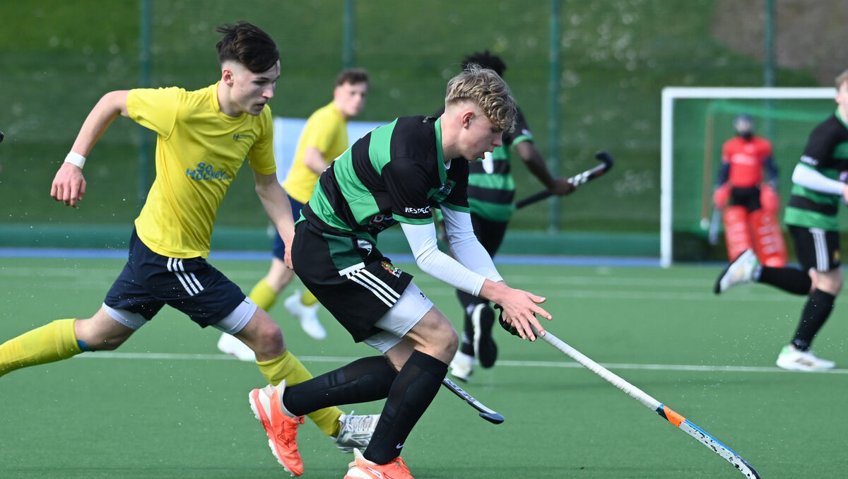  Jamie Horgan, Bandon Grammar School in action against Newtown School. Picture: Larry Cummins