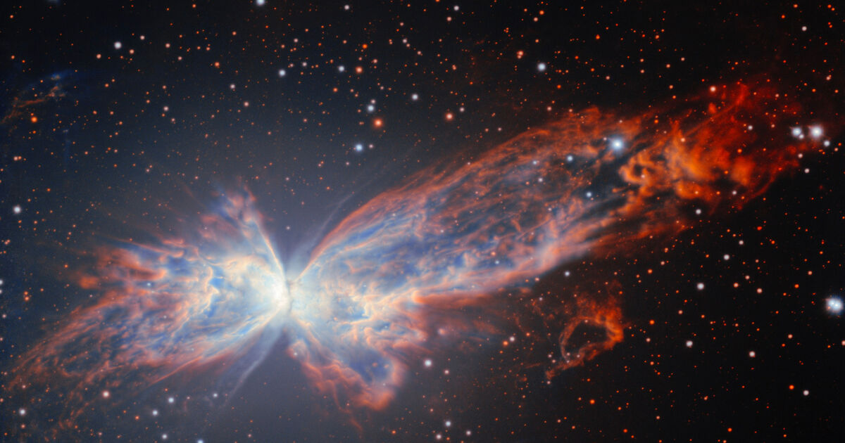 チリの望遠鏡で捉えられた宇宙蝶の驚くべき新しい写真
