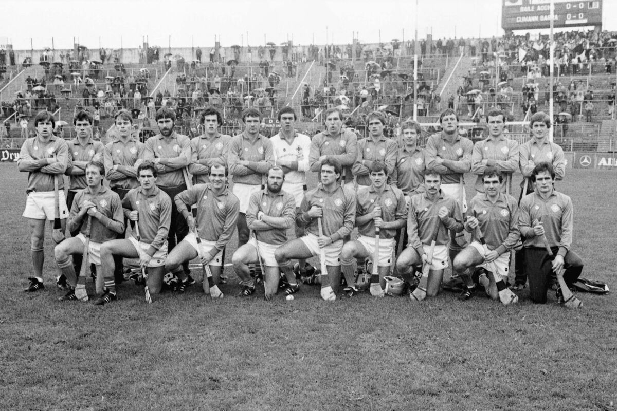 The St. Finbarr's team that played Ballyhea in the 1984 Cork SHC Final at Páirc Uí Chaoimh. The St. Finbarr's team that played Ballyhea in the 1984 Cork SHC Final at Páirc Uí Chaoimh.